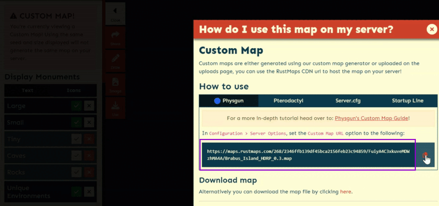How To Set A Custom Map On Your Rust Server