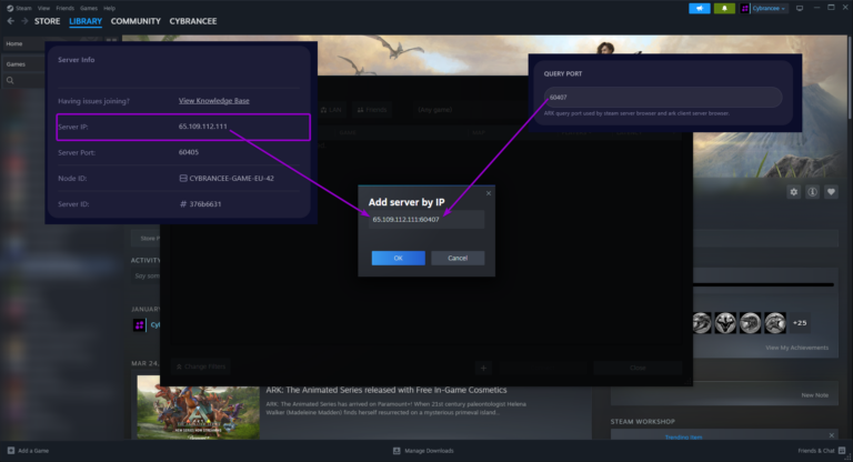 Steam add server by IP