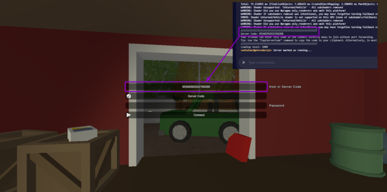 Unturned server connection details