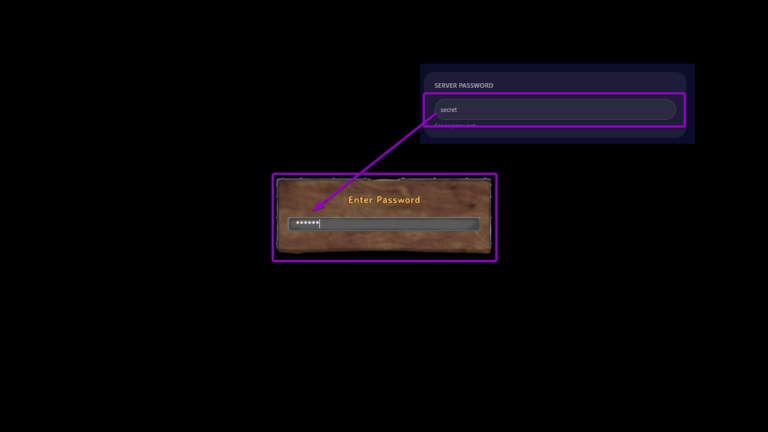 Valheim enter password modal