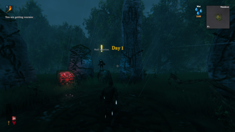 Valheim day 1 gameplay