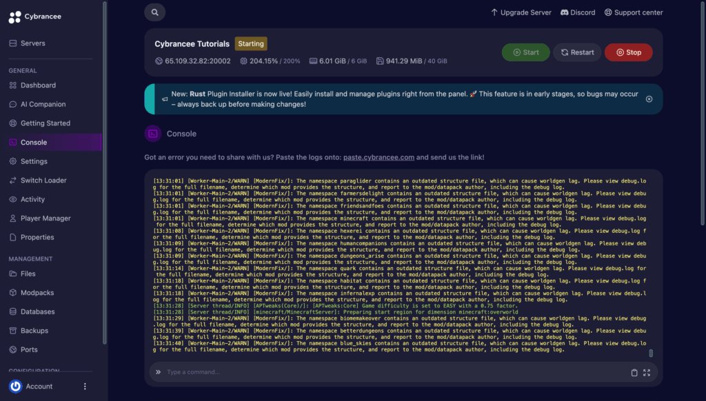 Starting Dawncraft Minecraft