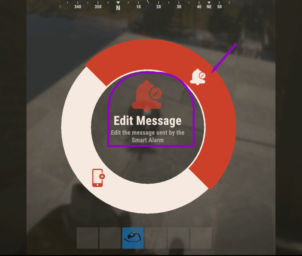 Rust ingame edit smart alarm edit message outlined