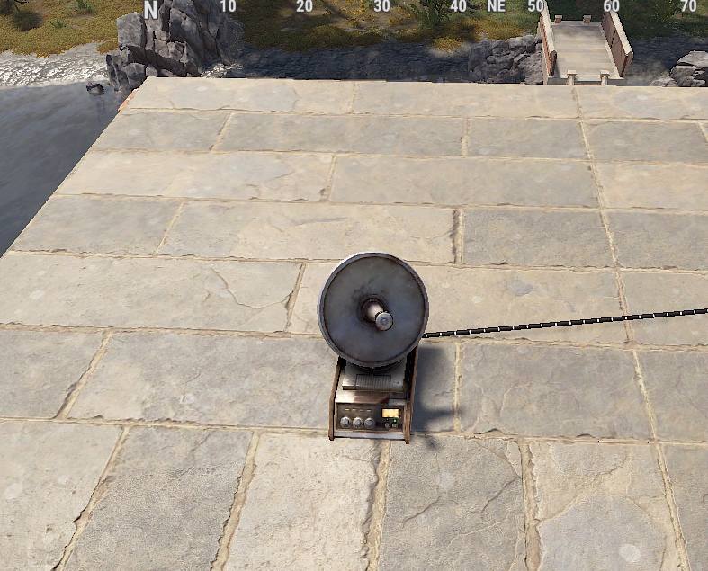 Rust ingame smart alarm deployed