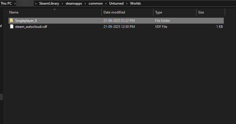 SingePlayer_0 FOlder Outlined