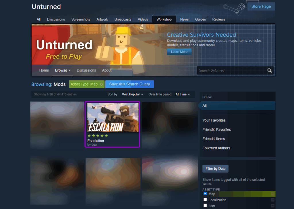 Steam Workshop Unturned Map Outlined