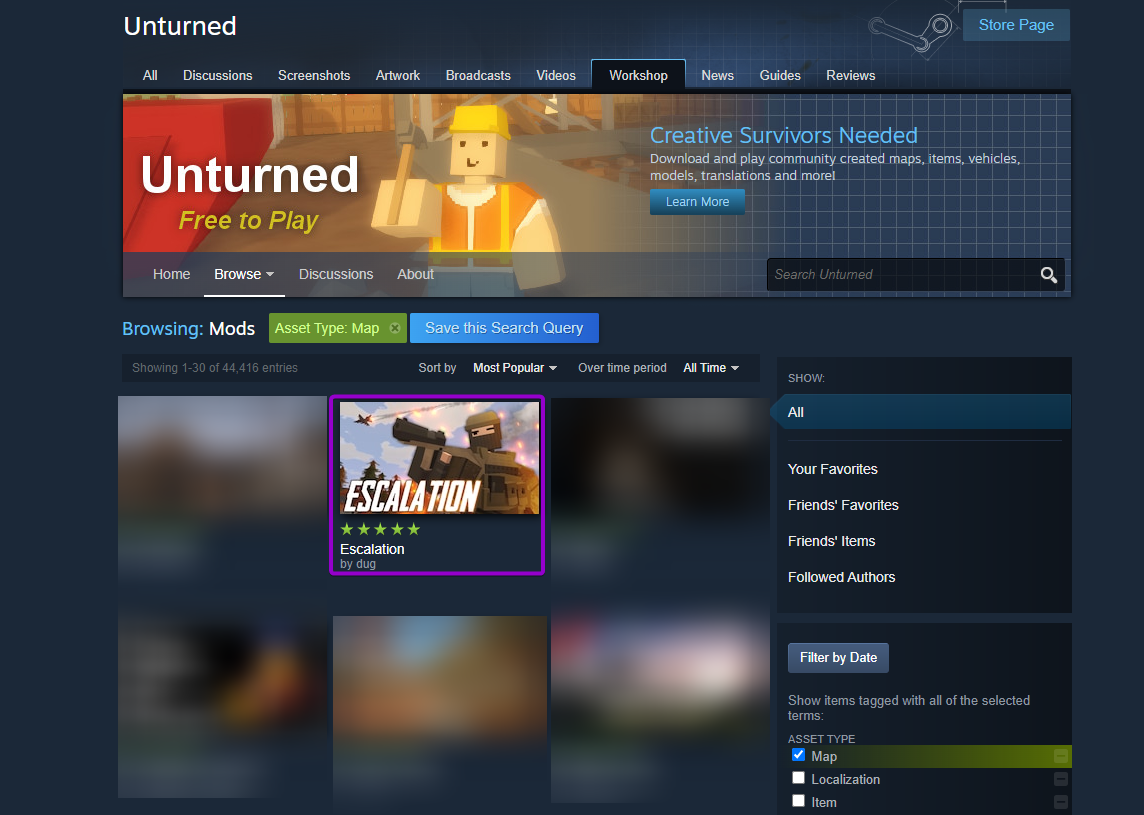 How To Enable Map Mods on Your Unturned Server