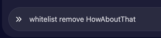 Removing a User From the Whitelist Minecraft