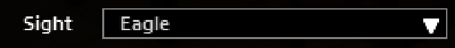 Sight option set to Eagle