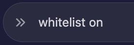 Whitelist On Command Minecraft