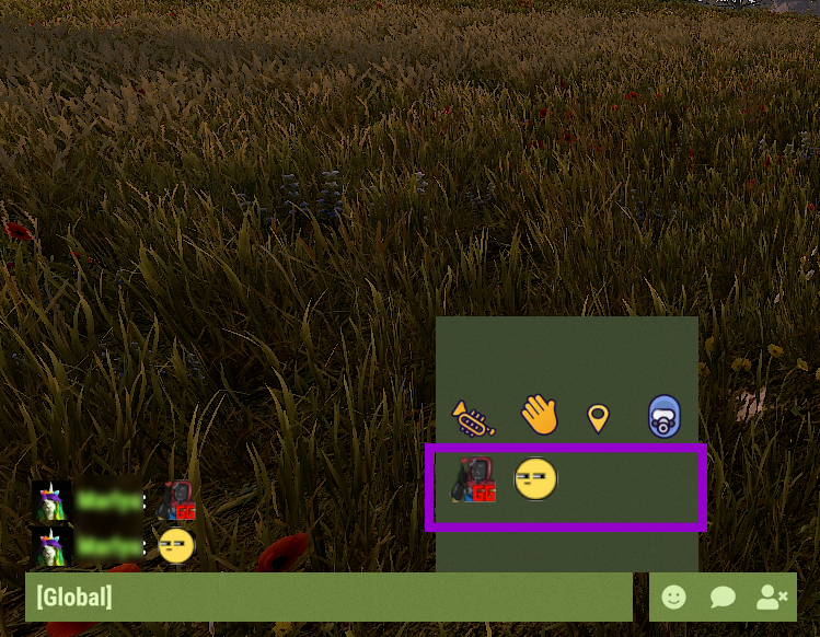 rust in game chat custom emoji outlined