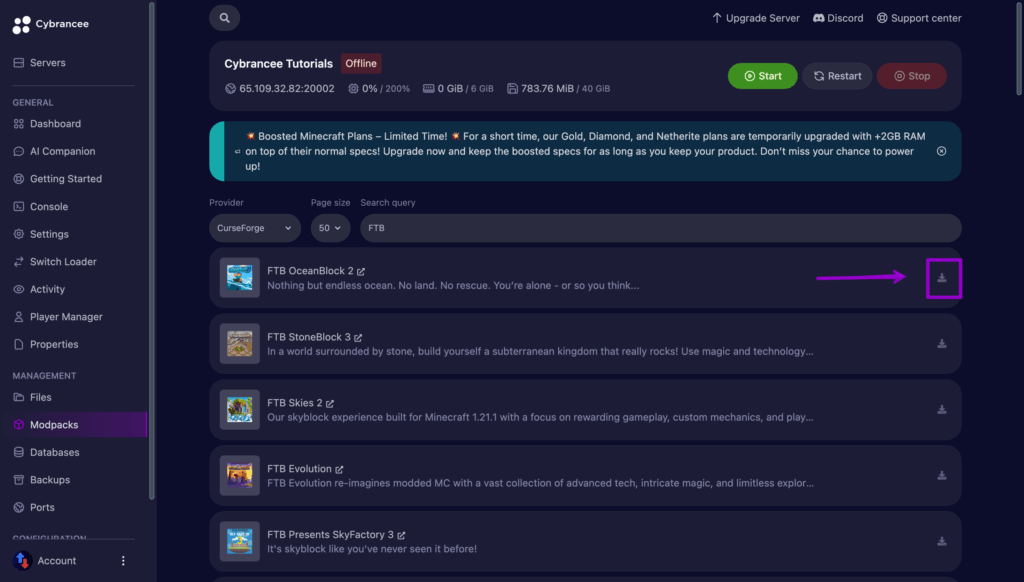 Feed the beast download