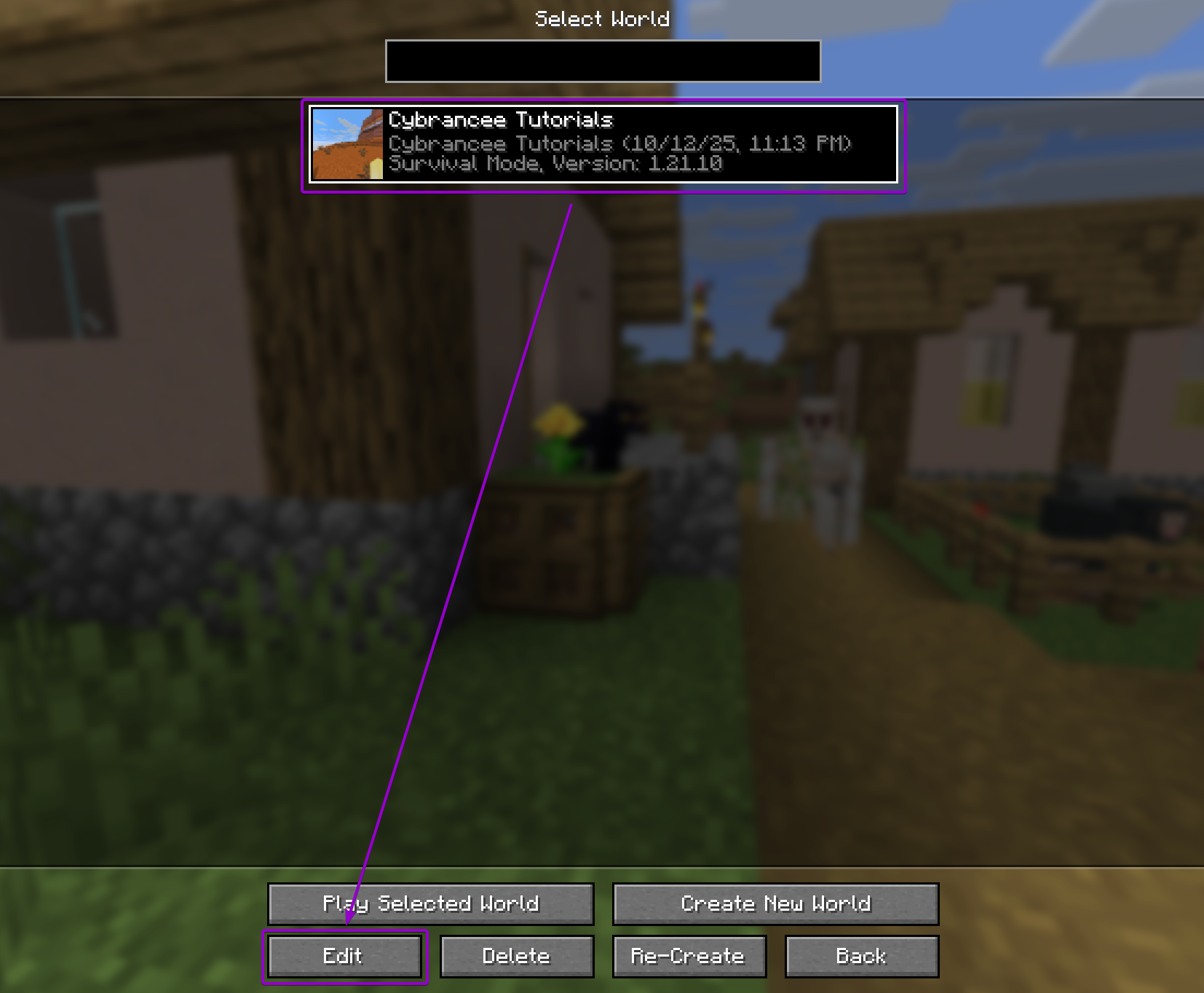 Singeplayer worlds list