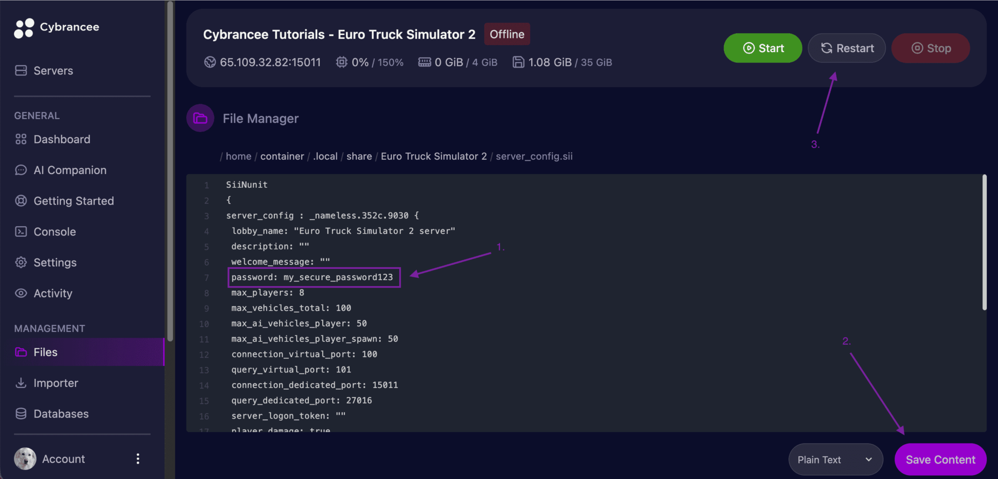 How to Set a Password on Your Euro Truck Simulator 2 Server