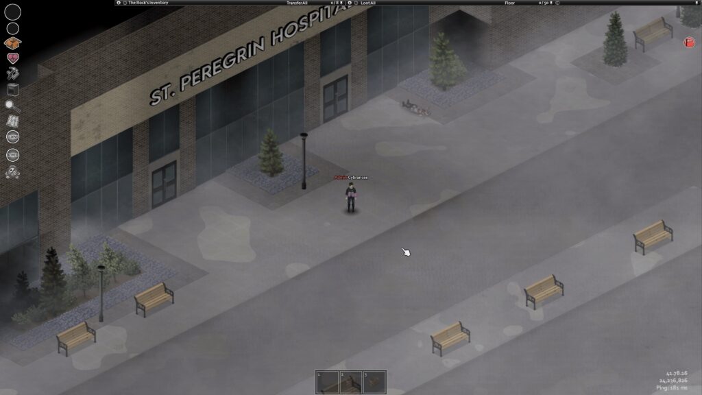 High wind in a Project Zomboid world