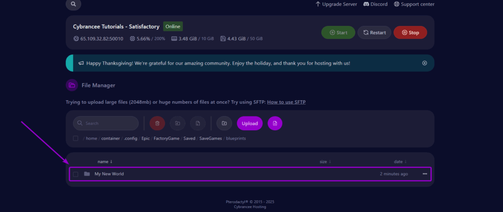 Satisfactory - Blueprints Save File / Folder
