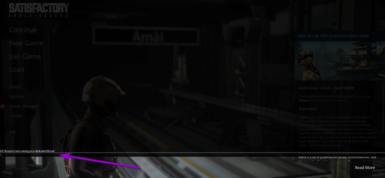 Satisfactory - Console