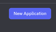 Discord Developer Portal New Application Button