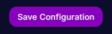 Project Zomboid - 'Save Configuration' button outlined with arrow