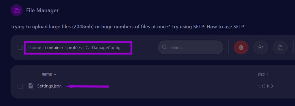 dayz car damage config file with path outlined