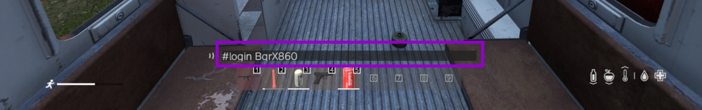 dayz ingame chat adding command login as admin