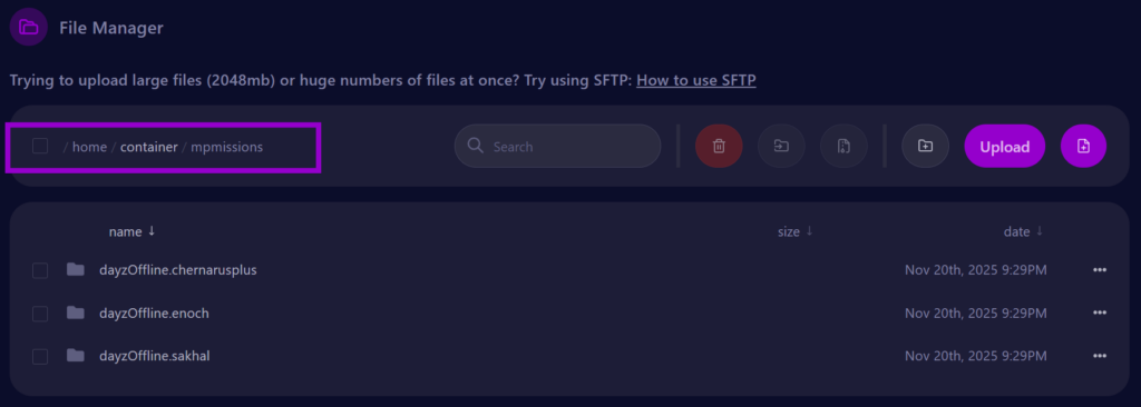 dayz mpmissions folder path outlined