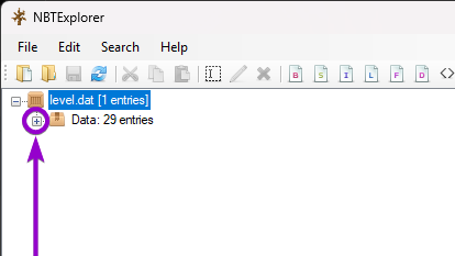 Button to expand files in NBTExplorer