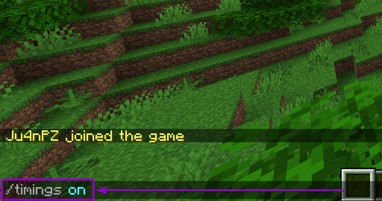 Command to start the timing report