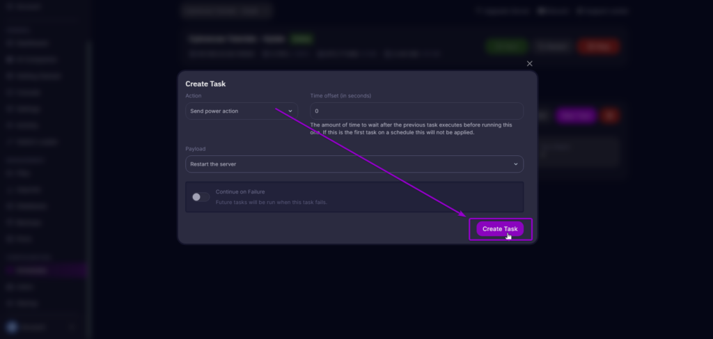 Create Task Restart Hytale