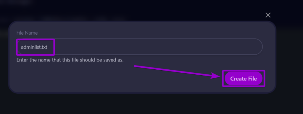 Cybrancee Dont Starve Together Panel Files Create File Outlined