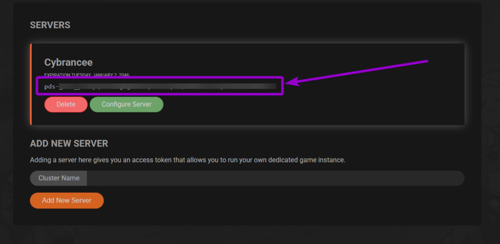 Dont Starve Together Website Cluster Token Outlined