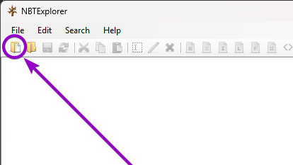 NBTExplorer 'file explorer' button