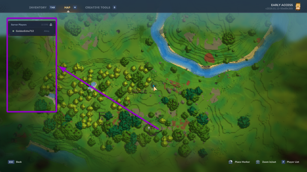 Online Player Side Bar Hytale