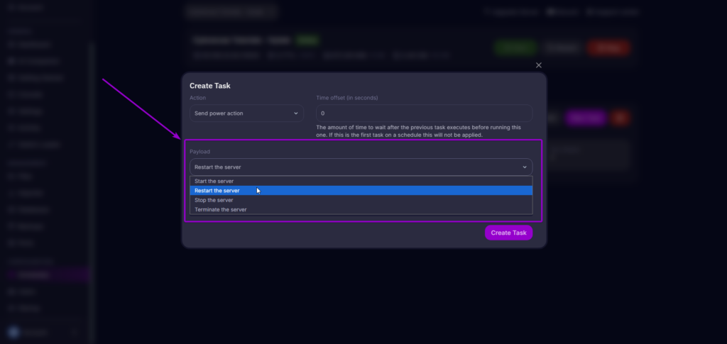 Payload restart Server Hytale