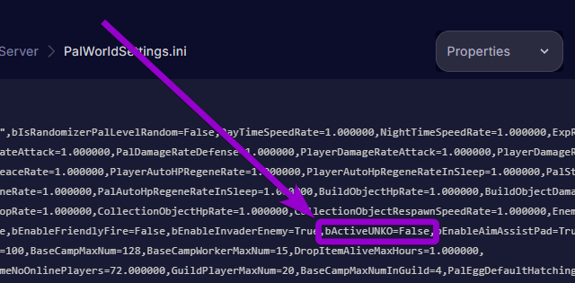 'bActiveUNKO' outlined with arrow
