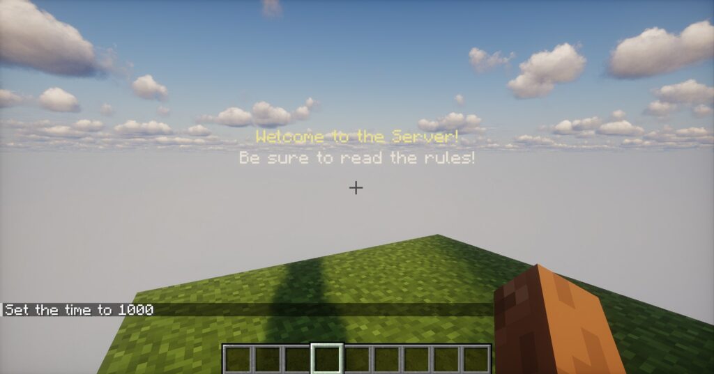 Adding a second line to a hologram in Minecraft