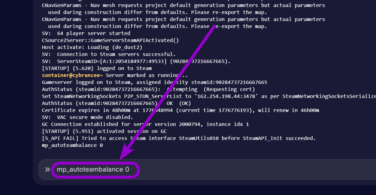 'mp_autoteambalance' outlined with arrow

