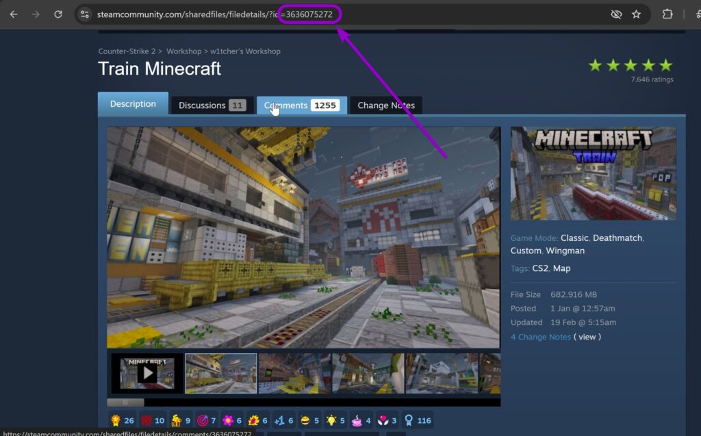 'WorkShopID' outlined with arrow