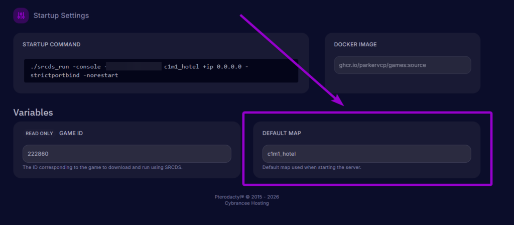 Locating the Default Map variable