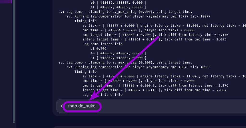 'map ' outlined with arrow