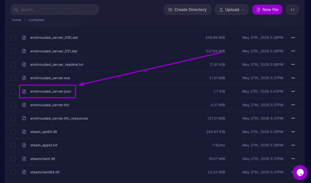 Cybrancee Panel Enshrouded Files Config File Outlined