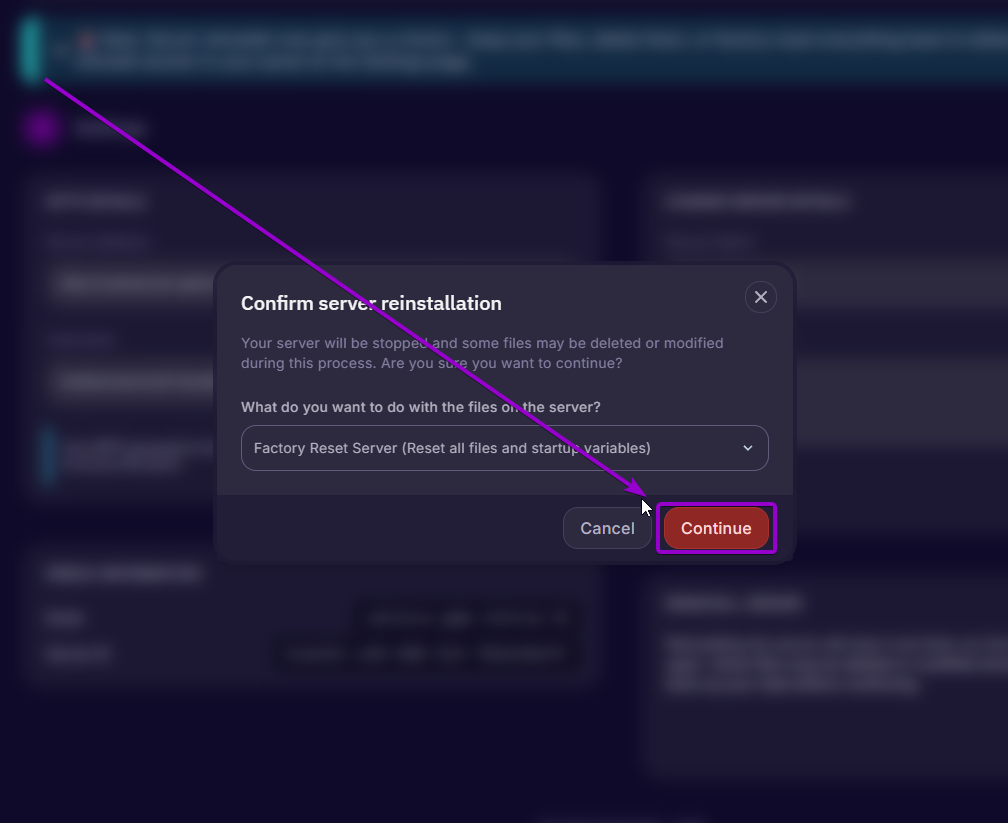 Cybrancee_Select_Continue