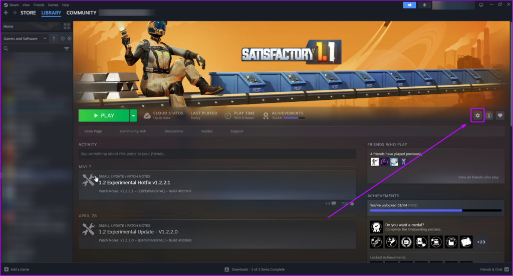 Steam - Satisfactory Step 1