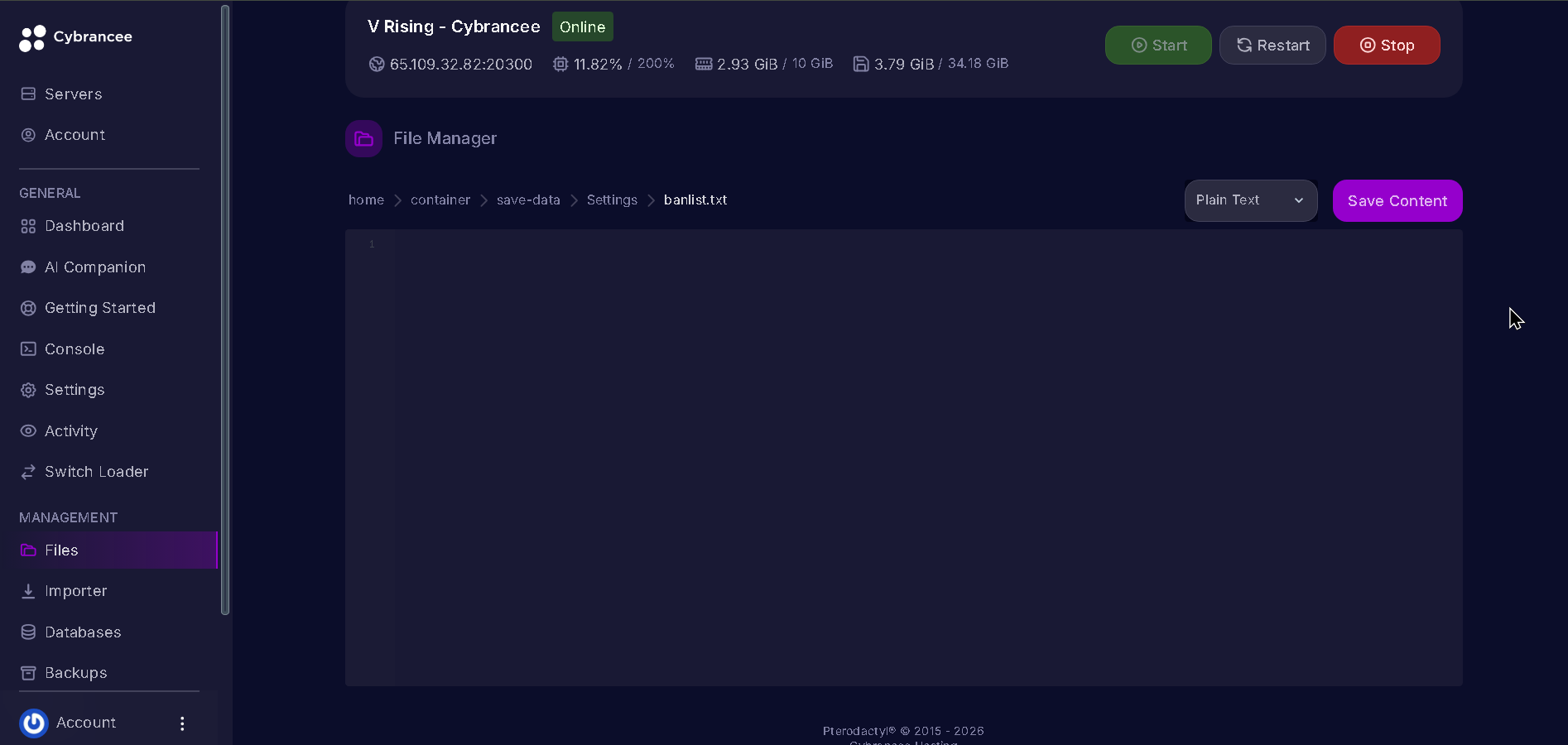 Vrising server banlist.txt open no highlight