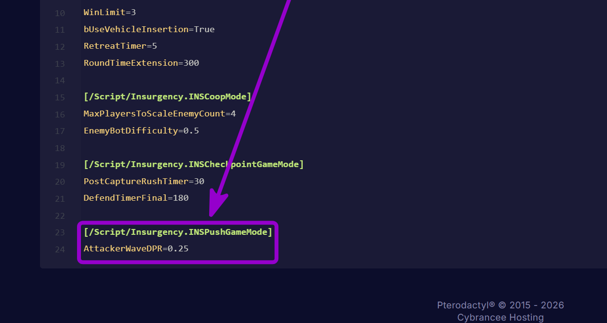 'AttackerWaveDPR' outlined with arrow