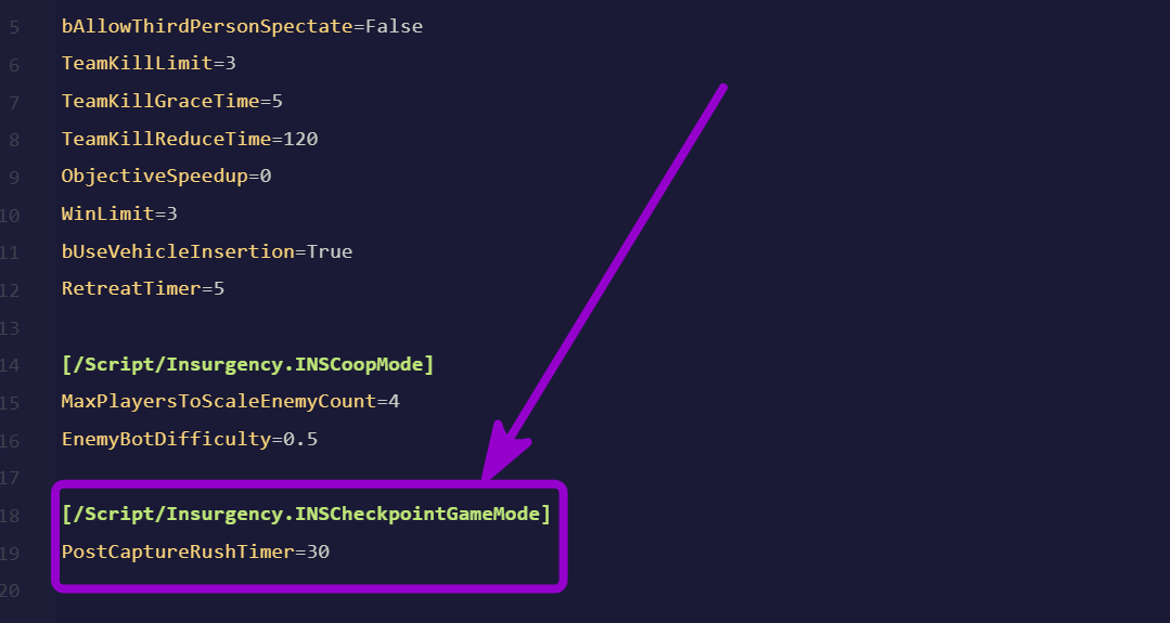 ;PostCaptureRushTimer; outlined with arrow