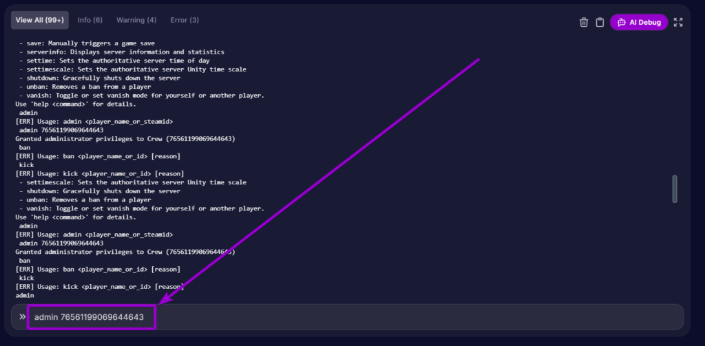 Cybrancee Panel Schedule 1 Console Admin Command Outlined