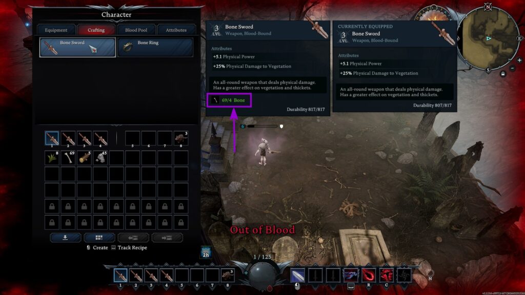 Vrising Verify RecipeCostModifier at 0.25