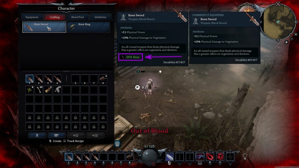 Vrising Verify RecipeCostModifier at 0.5