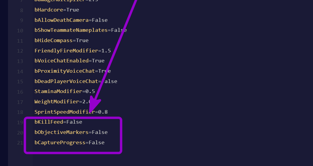 'StaminaModifie,
WeightModifier and
SprintSpeedModifier' outlined with arrow